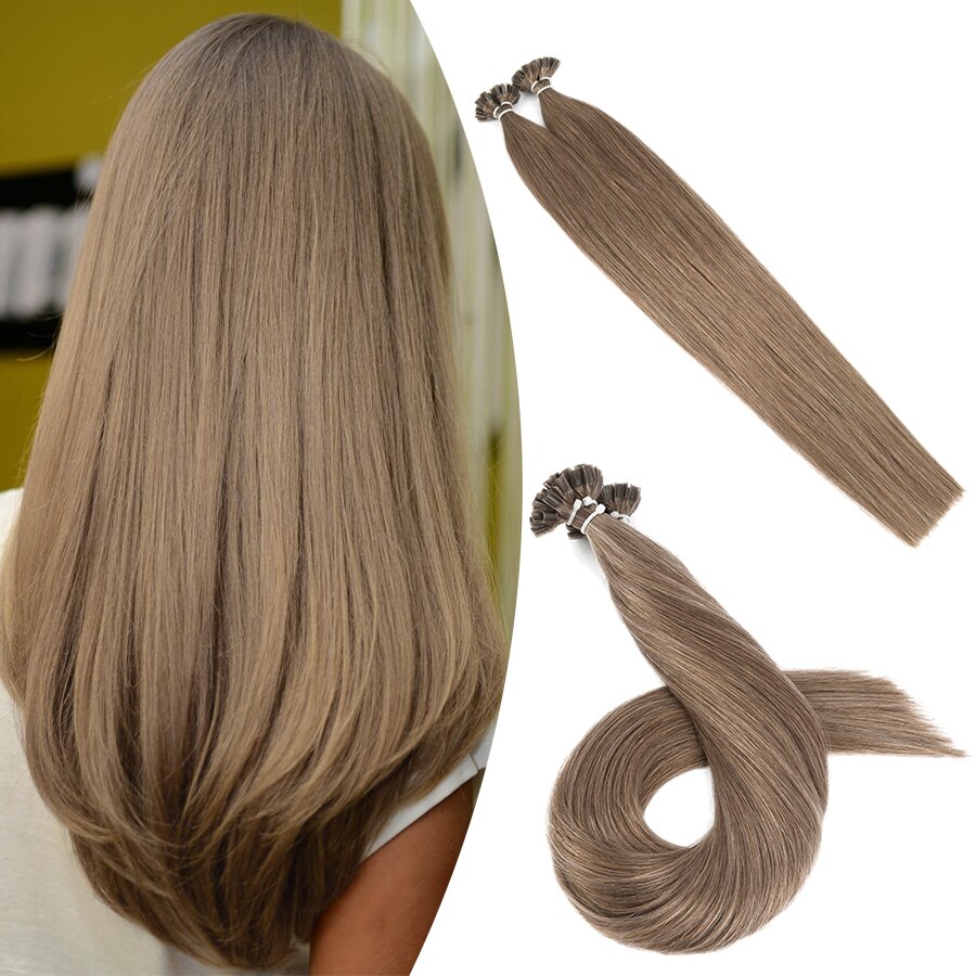 MW  ĸ õ ΰ  ͽټ Pre Bonded ɶƾ U  100% Real Hair12 -28 50g 100g Black Blonde Color